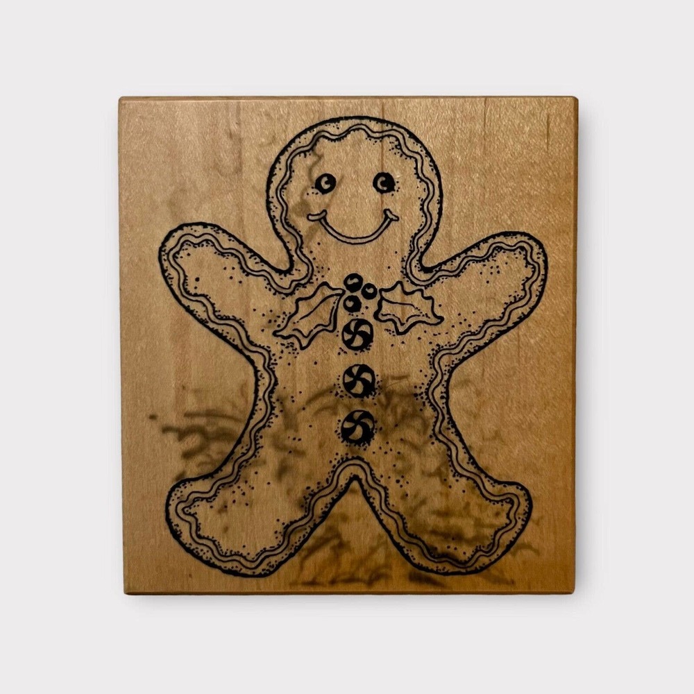 PSX Vintage Rare 1999 Gingerbread Man Cookie Holiday Santa Rosa, CA Stamp K-2748